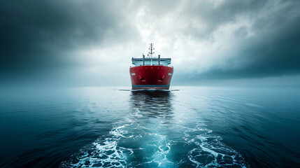 Freight vessel - obrazy, fototapety, plakaty