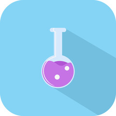 Square Science Tube Icon