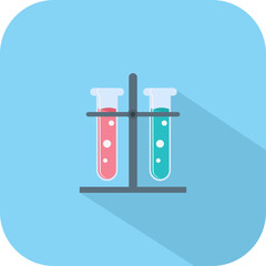 Square Science Tube Icon