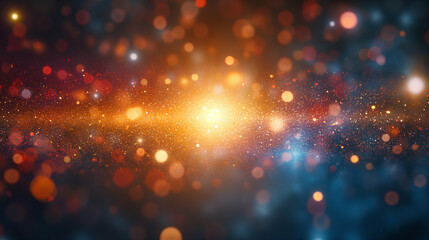 Glow of the universe and galaxies abstract background banner wallpaper. 