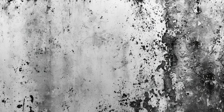 A black and white photo capturing the texture and grime of a dirty wall. Suitable for various design projects and adding a vintage or urban feel