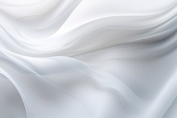 White abstract background with smooth lines 