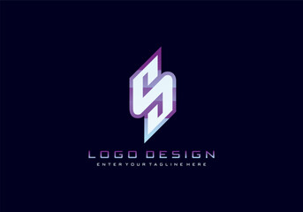Obraz premium Premium vector concept letter S logo design