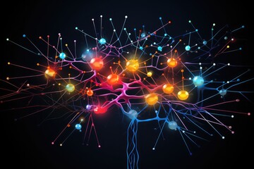 Brain neuron, creativity colorful canvas of cognition. Axon attraction navigate neural imaginarium, fostering originality. Amidst higher order thinking, cultural nuances neuroscience, PET metabotropic