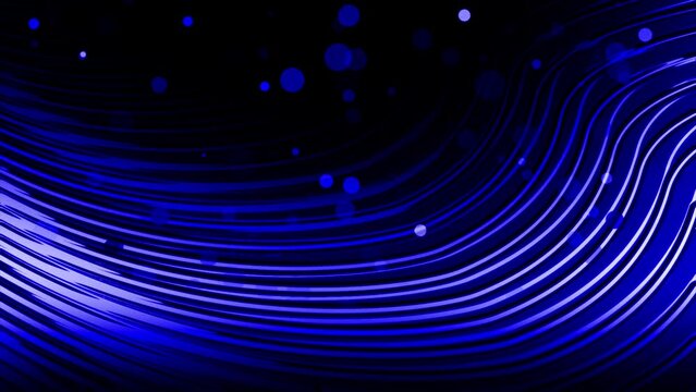 Blue color shiny parallel lines background