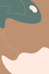 abstract background, design with liquid shape, flat design