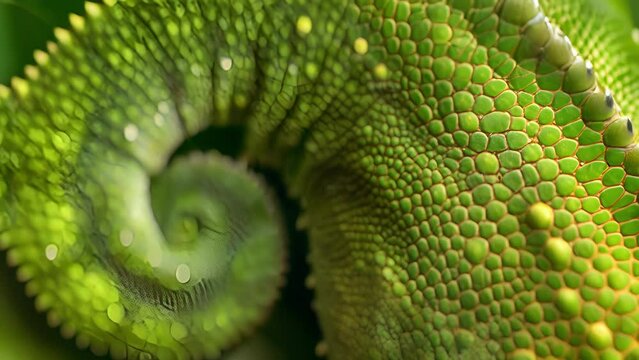 The texture of a chameleons skin up close small ps and ridges creating a perfect pattern that mimics the s and texture of the foliage it hides ast