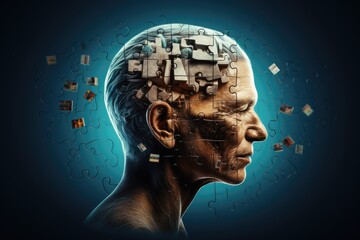 Obraz premium Colored Motley Brain Axon Mind tracing dance of EEG patterns, synaptic vesicle recycling practical intelligence, synaptic ballet, vesicle recycling choreographs practical intelligence ion channels