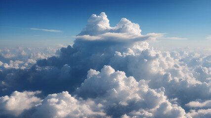 Clouds over the mountains, Cloud landscape wallpaper, natural clouds background,