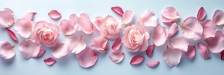 Rose Petals Wild Orchid Flowers, Banner Image For Website, Background, Desktop Wallpaper