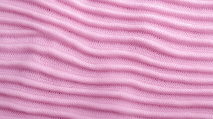 Fototapeta na wymiar Pink texture knitted fabric, fiber background cozy style