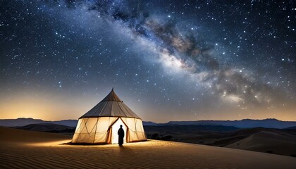 Abraham gets a promise from God under a sky full of stars, promise of countless descendants, covenant.