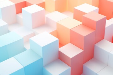 Obraz premium Abstract cubes background