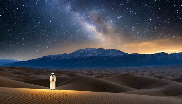 Abraham gets a promise from God under a sky full of stars, promise of countless descendants, covenant.