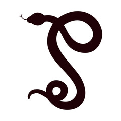 Obraz premium Snake icon vector. Spineless illustration sign. Reptile symbol or logo.