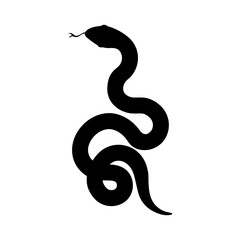Obraz premium Snake icon vector. Spineless illustration sign. Reptile symbol or logo.
