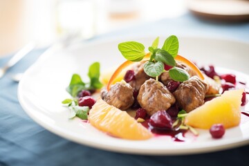 swedish meatballs with lingonberry sauce