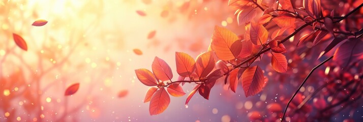  Autumn Banner Florets Raster, Banner Image For Website, Background, Desktop Wallpaper