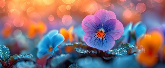 Little Beautiful Sprout Viola Flower Spring, HD, Background Wallpaper, Desktop Wallpaper - obrazy, fototapety, plakaty