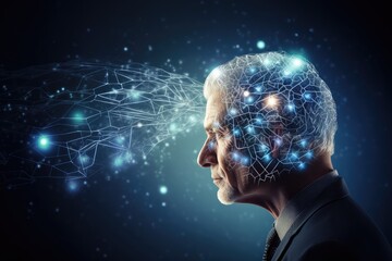 Skull's neurons gem-toned creativity. Synaptic connections, dappled in vivid hues, ignite inventive neural processes. Flamboyant blossom of imagination brain's playground, thoughtful playful thoughts