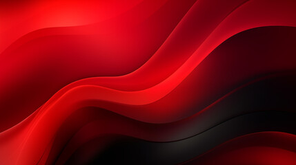 Obraz premium abstract wavy red gradient color background