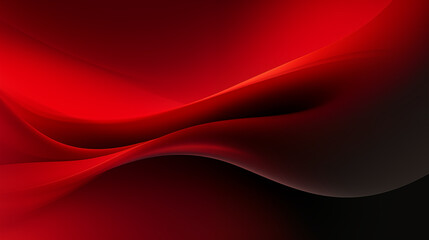 Obraz premium abstract wavy red gradient color background