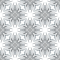 Organic tile. Black and white alluring boho chic