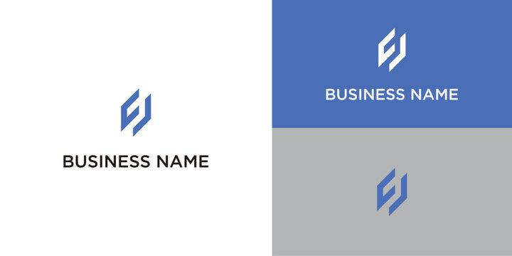 Vector cj logo design template vector graphic branding element