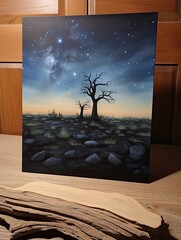 Twinkling Starlit Plains National Park Art Print: Explore the Protected Plains Under the Stars