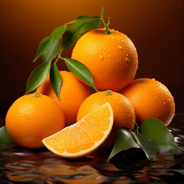 Black background nice orange fruit images 