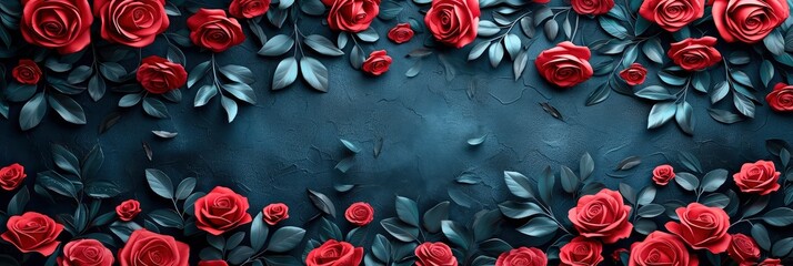  Dark Moody Flowers Red Roses Background, Banner Image For Website, Background, Desktop Wallpaper