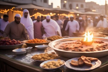 Photo of lanterns in the afternoon with an aesthetic way, can be used for designs with Islamic themes or Ramadan and Eid Mubarak activities