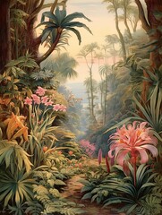 Vintage Victorian Gardens Island: A Tropical Flora Delight in a Vintage Landscape