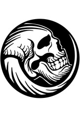 skull illustration