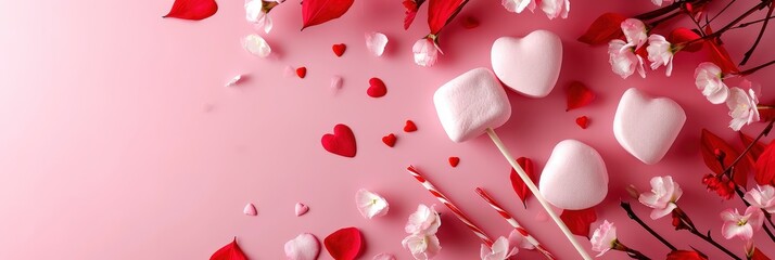  Marshmallow Beautiful Bright Red Accessories, Banner Image For Website, Background, Desktop Wallpaper