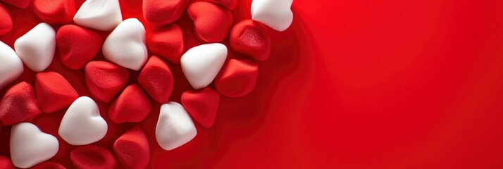  Marshmallow Beautiful Bright Red Accessories, Banner Image For Website, Background, Desktop Wallpaper
