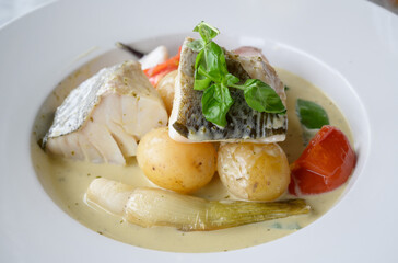 fish with vegetables