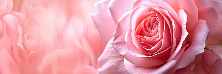  Pink Color Hybrid Tea Rose Aphrodite, Banner Image For Website, Background, Desktop Wallpaper