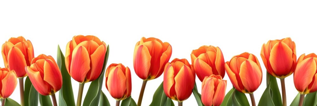  Tulip Flower White Background Greeting Card, Banner Image For Website, Background, Desktop Wallpaper