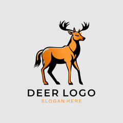 deer logo design inspiration. deer icon.