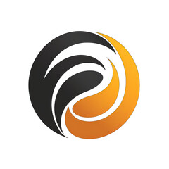 Fototapeta premium Flat vector logo on transparent or white background 