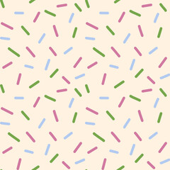 Sprinkle seamless pattern. Pattern for textiles, wrapping paper, wallpapers, backgrounds	