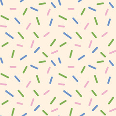 Fototapeta na wymiar Sprinkle seamless pattern. Pattern for textiles, wrapping paper, wallpapers, backgrounds 