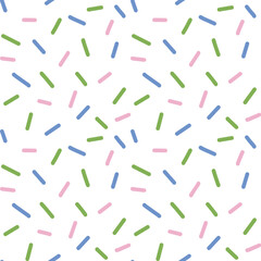 Sprinkle seamless pattern. Pattern for textiles, wrapping paper, wallpapers, backgrounds	