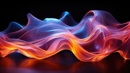 Abstract Neon Odyssey Stunning 16K Glow with Ultra Wide Angle Magic