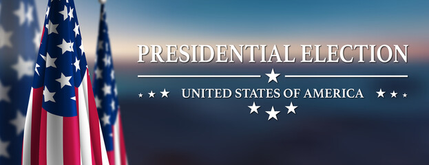 Presidential Election 2024 USA - obrazy, fototapety, plakaty