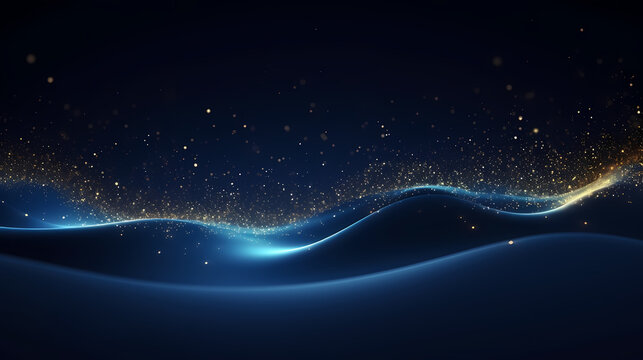 Abstract festive and new year background with stunning soft bokeh lights and shiny elements