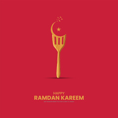 Ramadan Kareem creative design for social media poster. Ramadan post