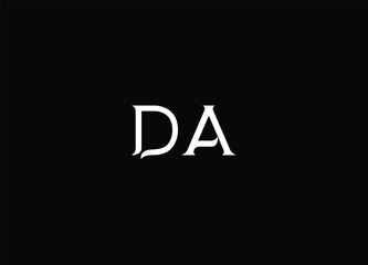 Best DA letter logo design and initial 