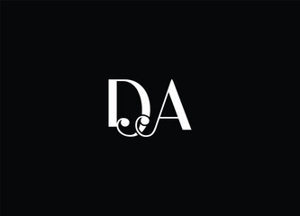 Best DA letter logo design and initial 